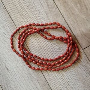 Red Beaded Necklace